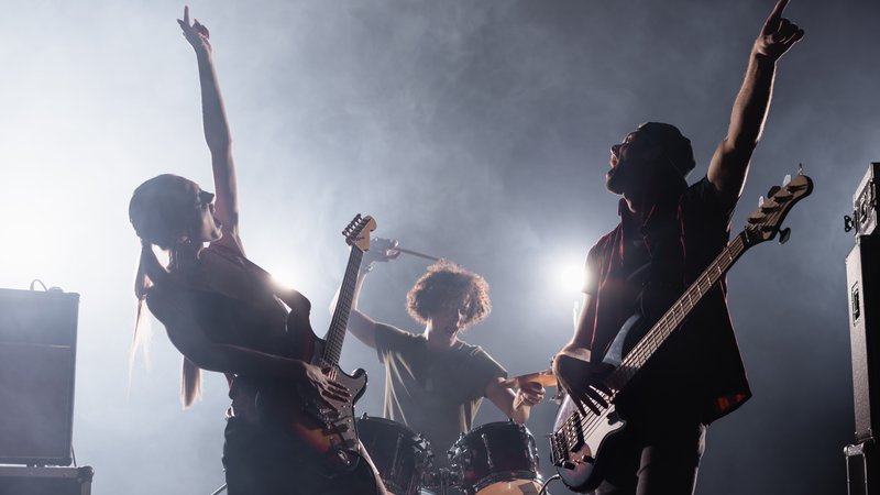 rock band live concert