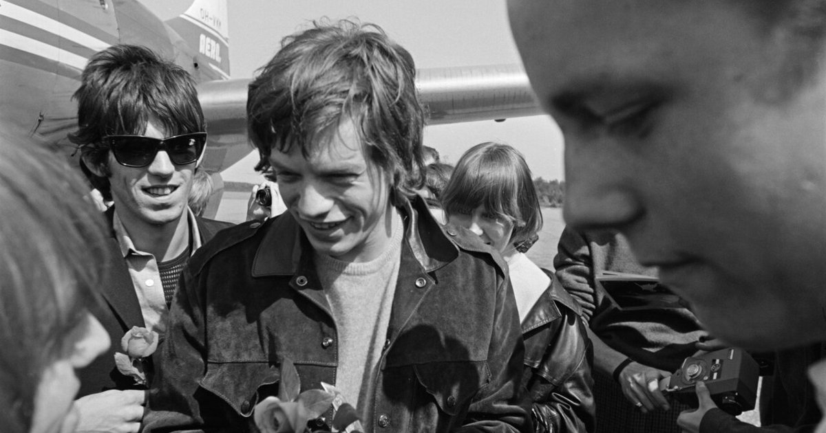 The Rolling Stones arrives in Finland for a concert in Pori at midsummer June 25, 1965 (JOKAVKH2D03-9)