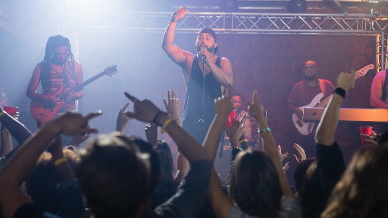 rock band live concert
