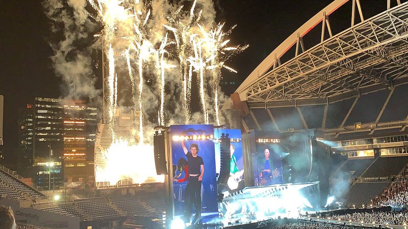 Rolling Stones finale fireworks 14 August 2019 Seattle Mick Jagger2