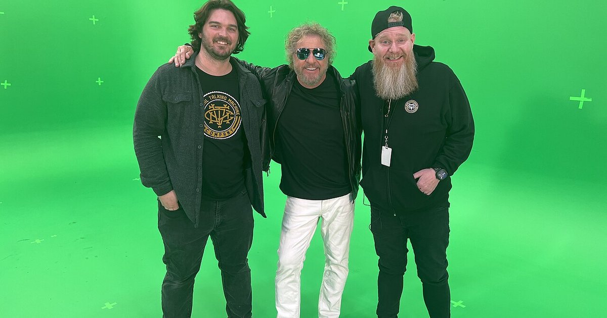 Sammy Hagar with producer Chris Kurtz, Director Travis Detweiler