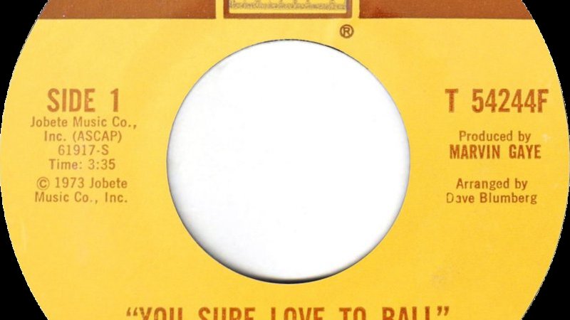 You Sure Love to Ball by Marvin Gaye US single vinyl