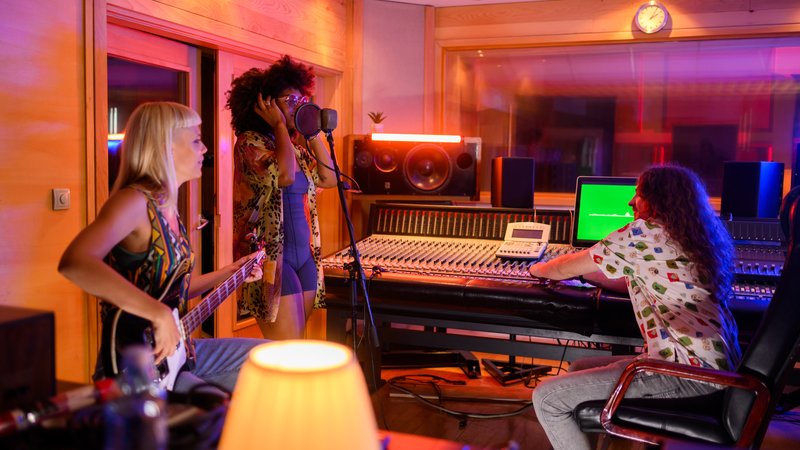 pop music recording studio