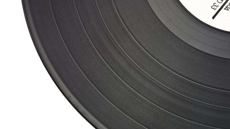 vintage vinyl record close-up