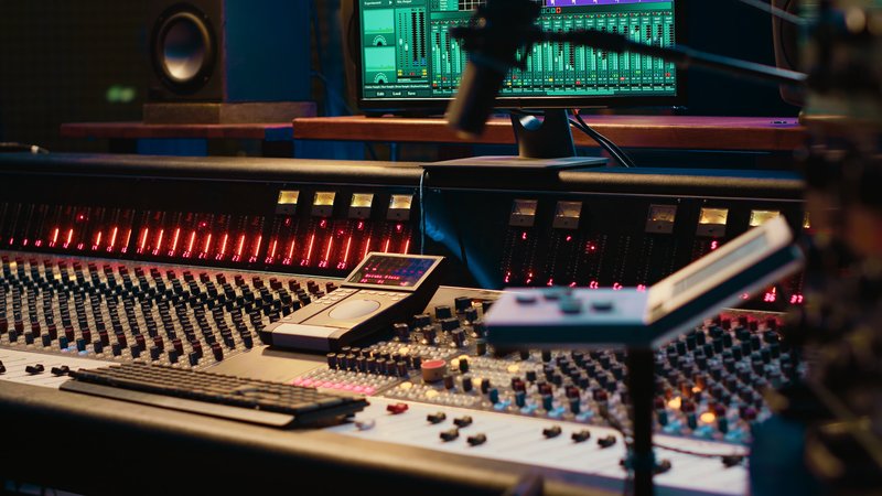 music recording studio