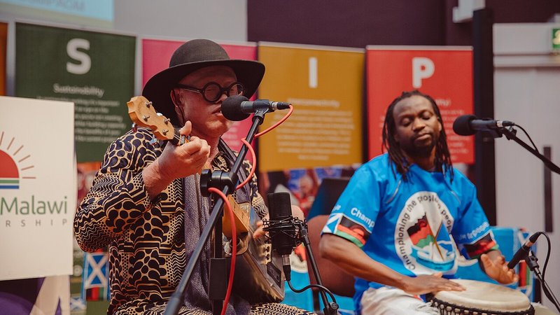 Lazarus Chigwandali at the Scotland Malawi Partnership Annual Gathering and AGM 2019 04