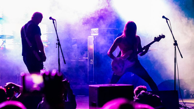 rock band live performance