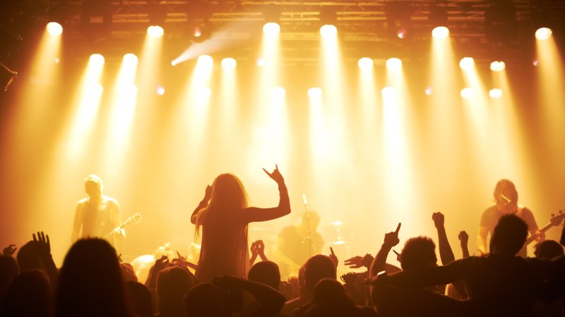 music festival stage performance