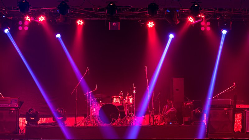live music concert stage
