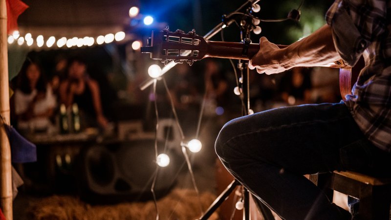 vintage country music concert
