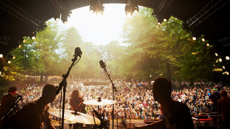 Newport Folk Festival stage
