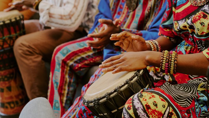 Dakar street musicians