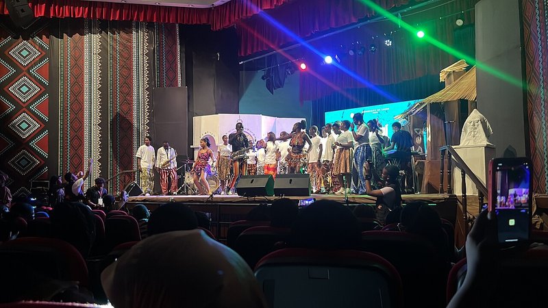 Choir performance. University of Lagos, Nigeria