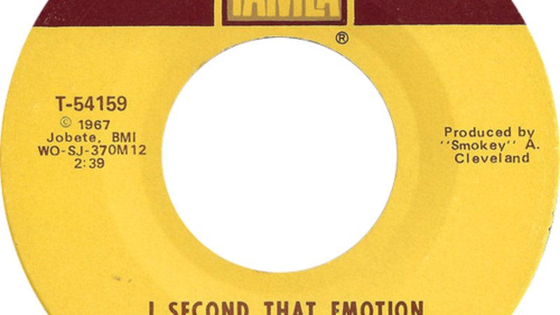 I second that emotion smokey robinson miracles US single variant A