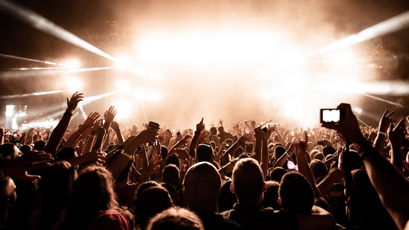 trap music concert crowd
