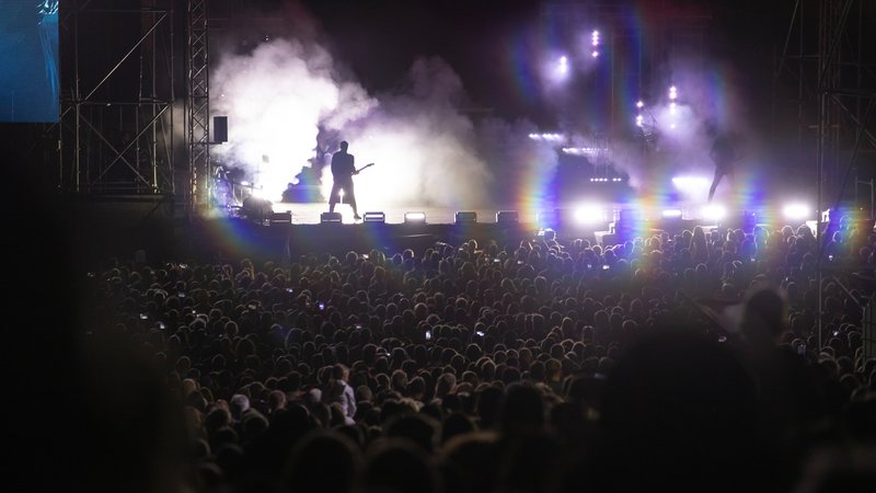 Harry Styles concert stage
