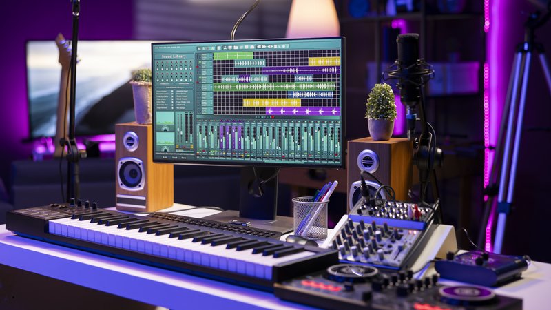 music producer studio setup