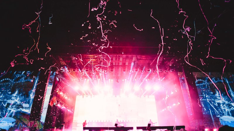electronic music festival stage